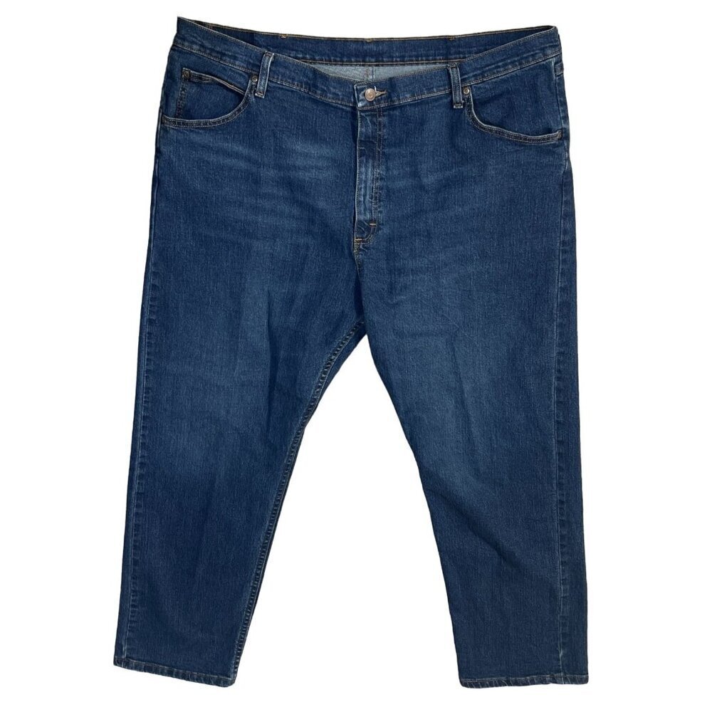 Wrangler Men's Jeans Medium Wash Straight Leg Size 42 X 30
